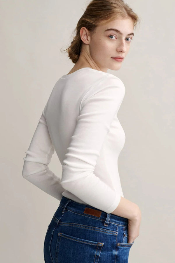Top (lange mouwen) Wit - OPUS