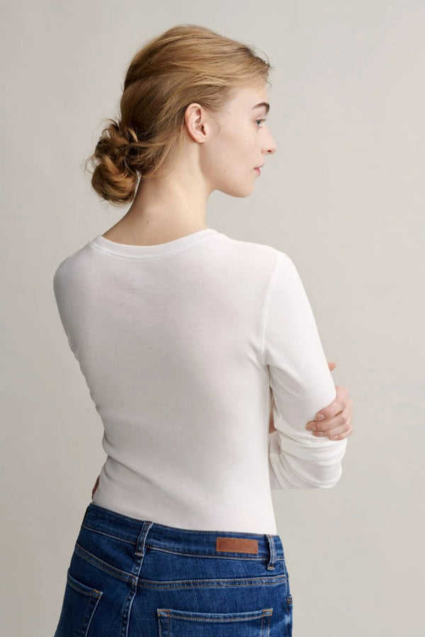 Top (lange mouwen) Wit - OPUS