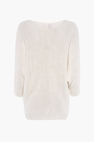Pull Écru - Terra di Siena