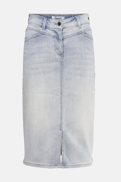 Rok 3/4 LIGHT BLUE DENIM - Morgan de Toi