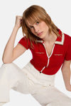 Cardigan rouge - Morgan de Toi