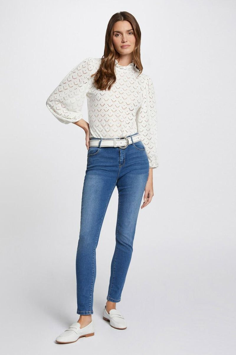 241PARDA - mid blue denim