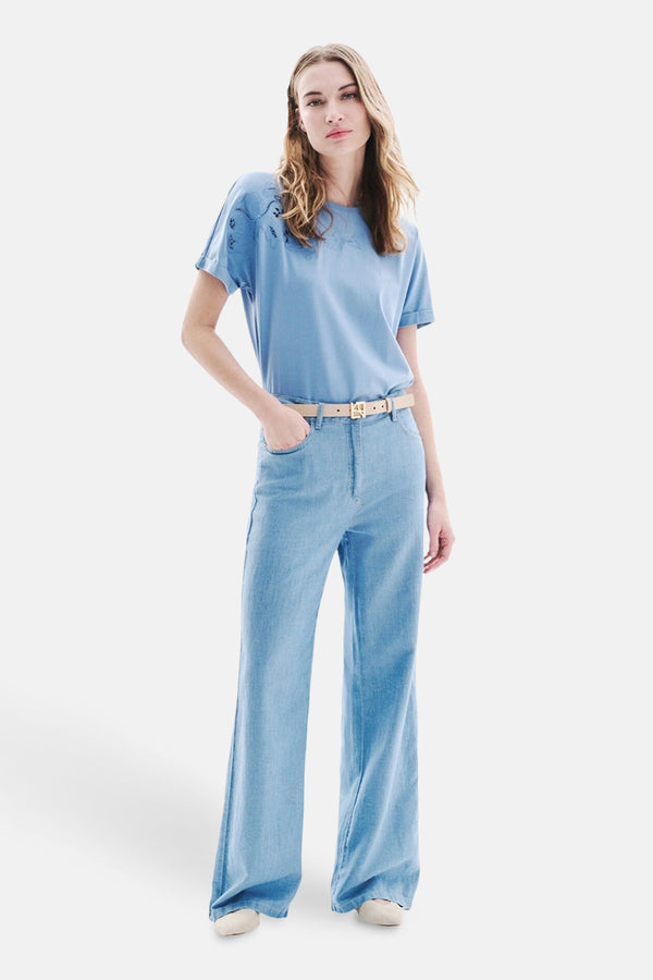 Pantalon LIGHT BLUE DENIM - CAROLL