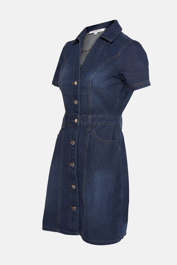 Robe  DARK BLUE DENIM - Morgan de Toi