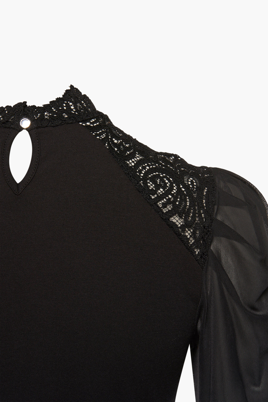 Blouse met lange mouwen - zwart