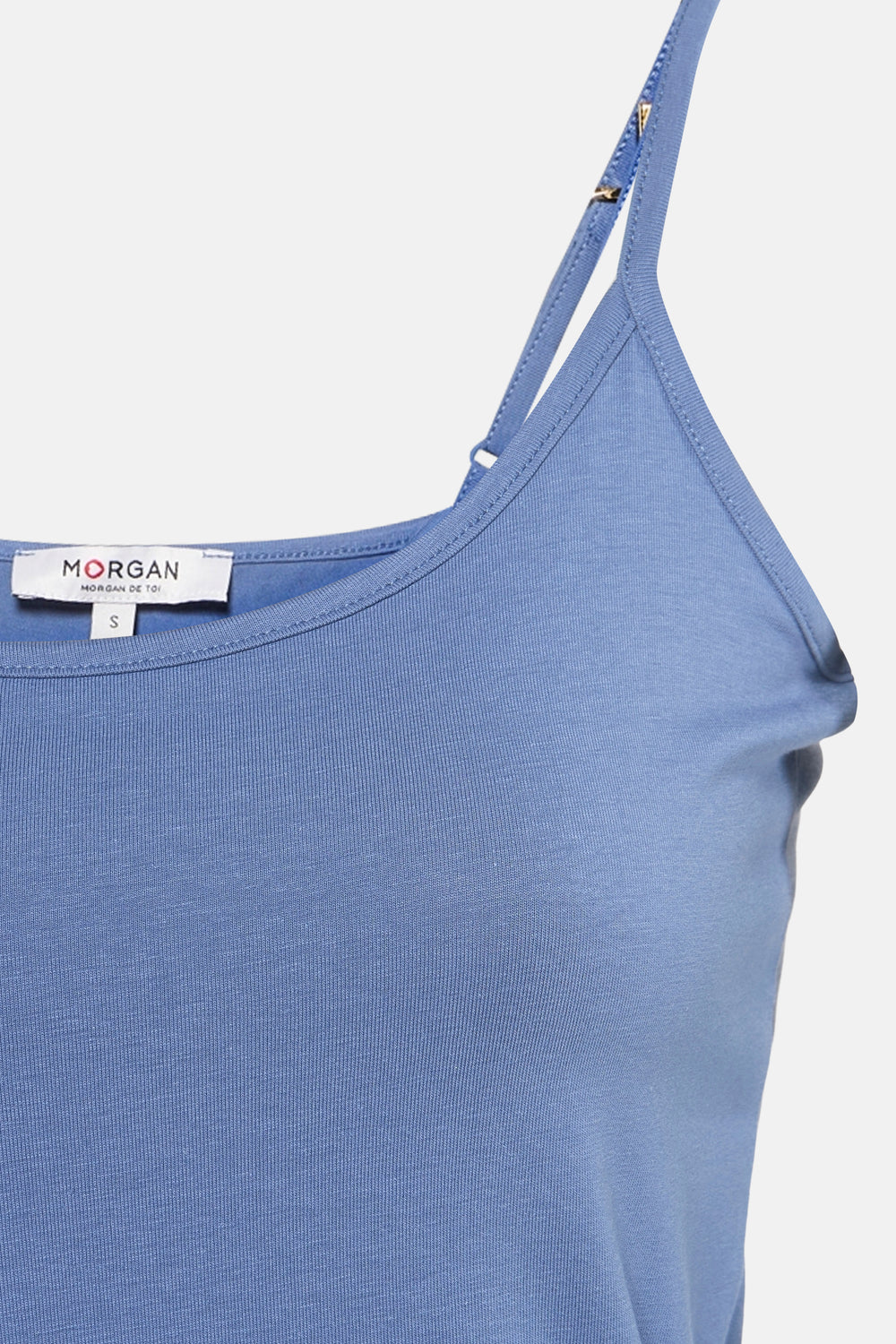Top (spaghettibandjes) Blauw - Morgan de Toi