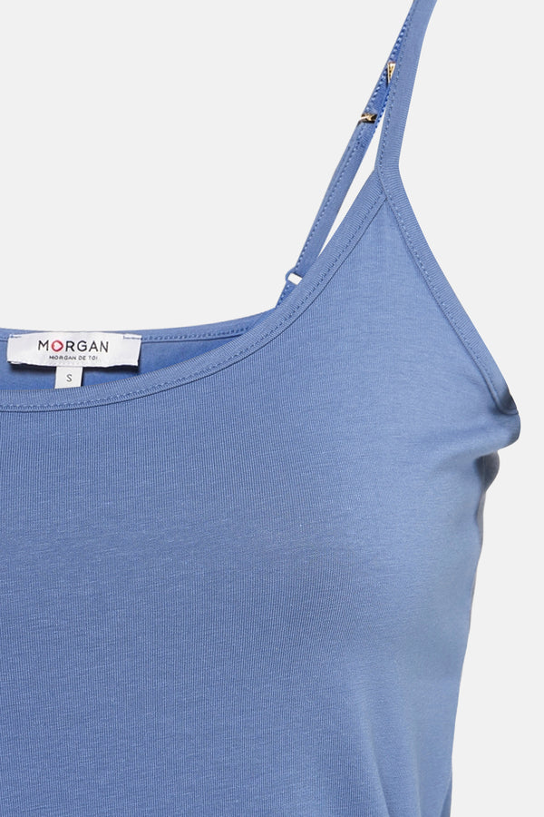 Top (bandes fines) Bleu - Morgan de Toi