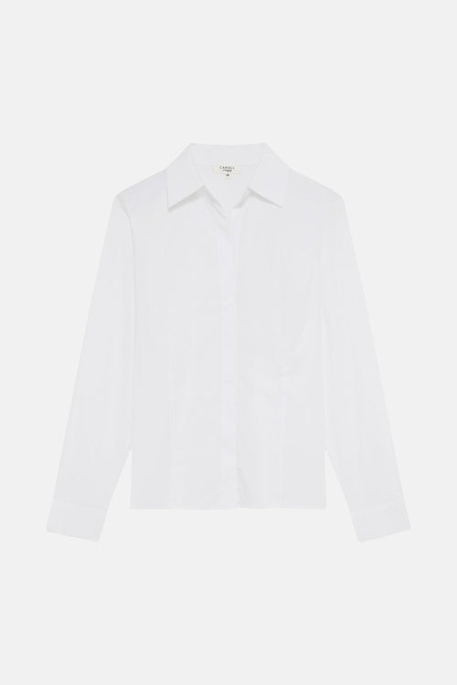 Chemise à manches longues - blanc