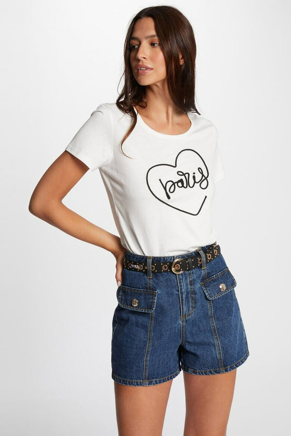 T-shirt (manches courtes) Blanc - Morgan de Toi