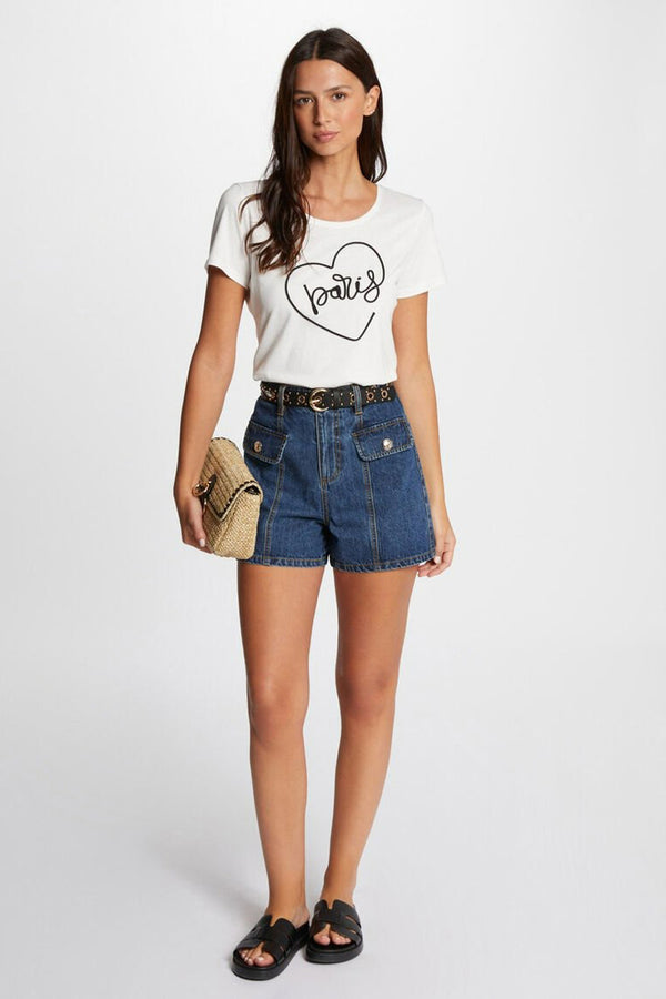 T-shirt (manches courtes) Blanc - Morgan de Toi