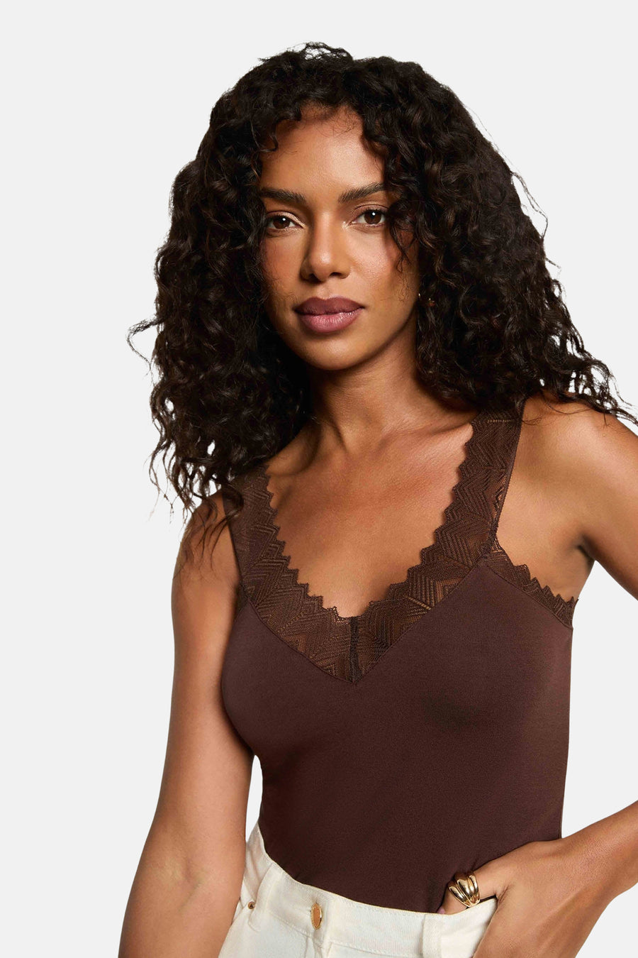 Top - brun