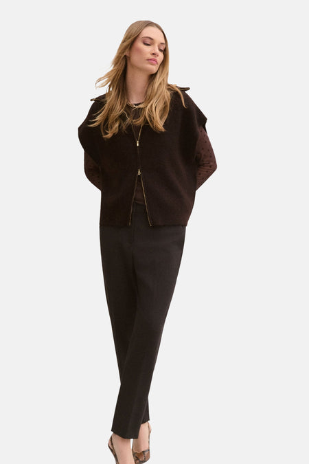 Gilet - bruin