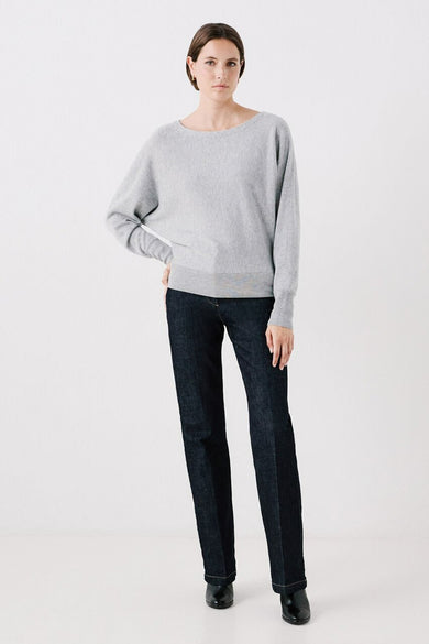 Pull col rond Gris - CAROLL