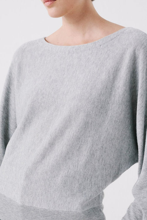 Pull col rond Gris - CAROLL