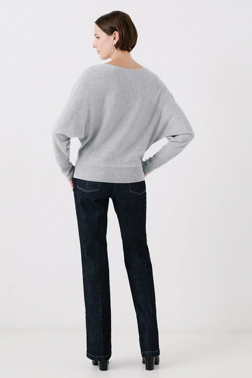 Pull col rond Gris - CAROLL