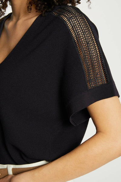Pull col V Bleu - Morgan de Toi