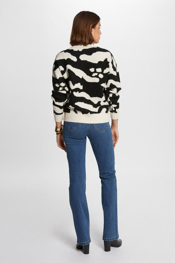 Pull col montant Noir - Morgan de Toi