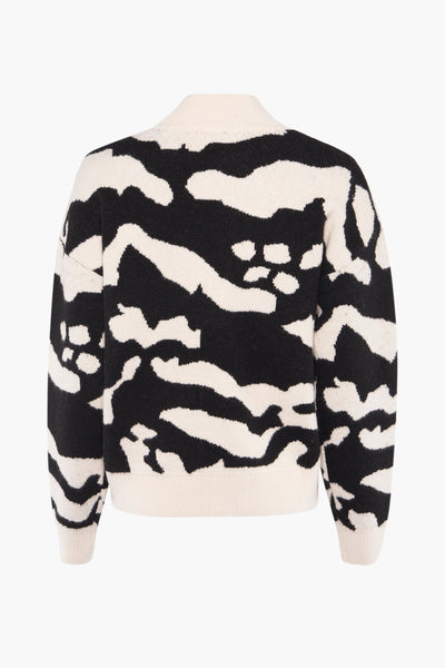 Pull col montant Noir - Morgan de Toi