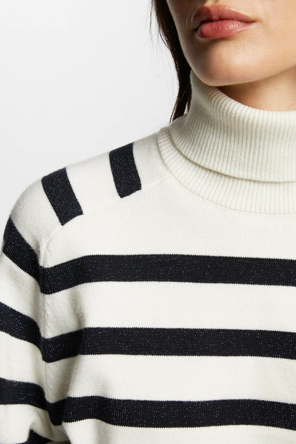 Pull col montant Bleu - Morgan de Toi