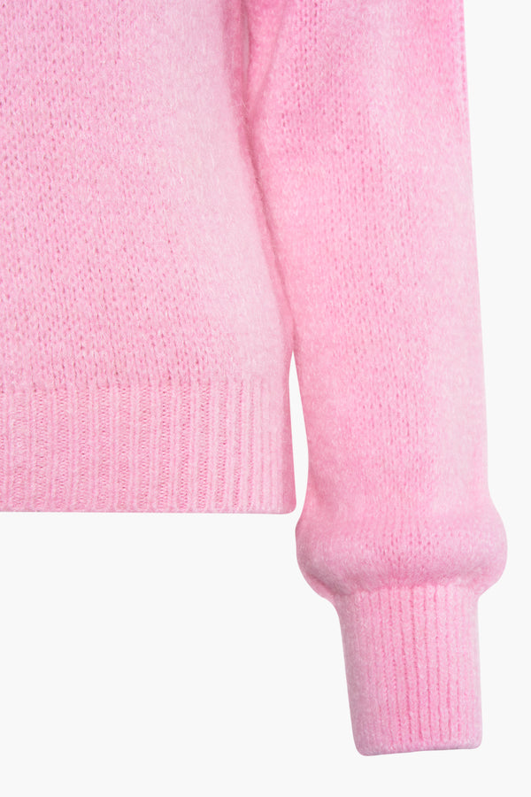 Pull col montant Rose - Morgan de Toi