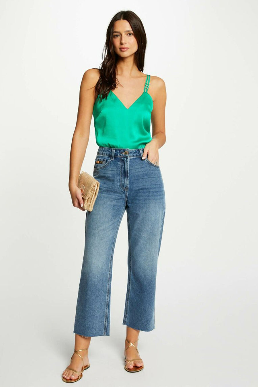 Jeans straight MID BLUE DENIM - Morgan de Toi