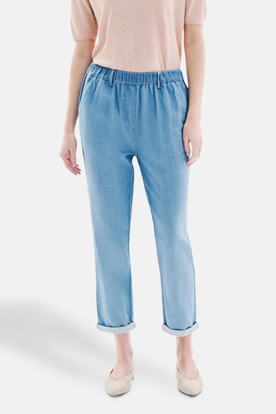 Chino 7/8 Bleu - CAROLL