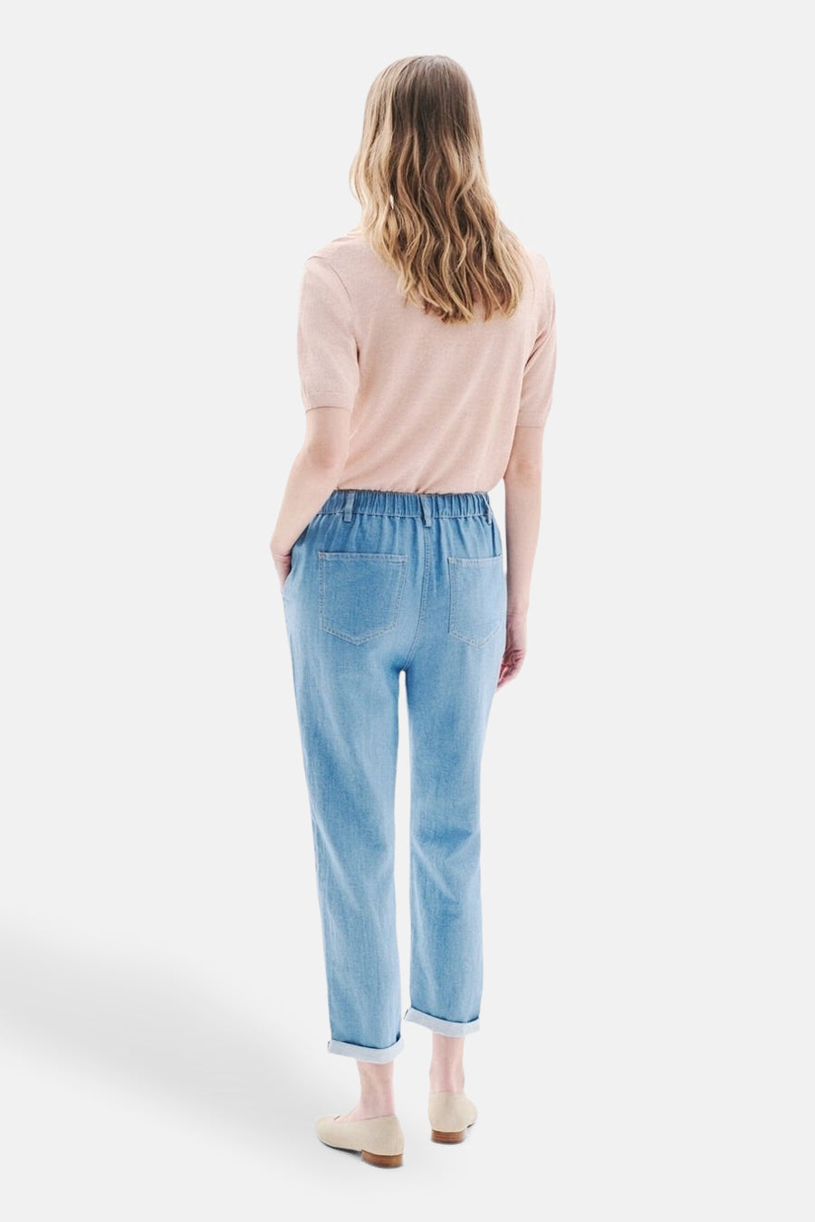 Chino 7/8 Bleu - CAROLL