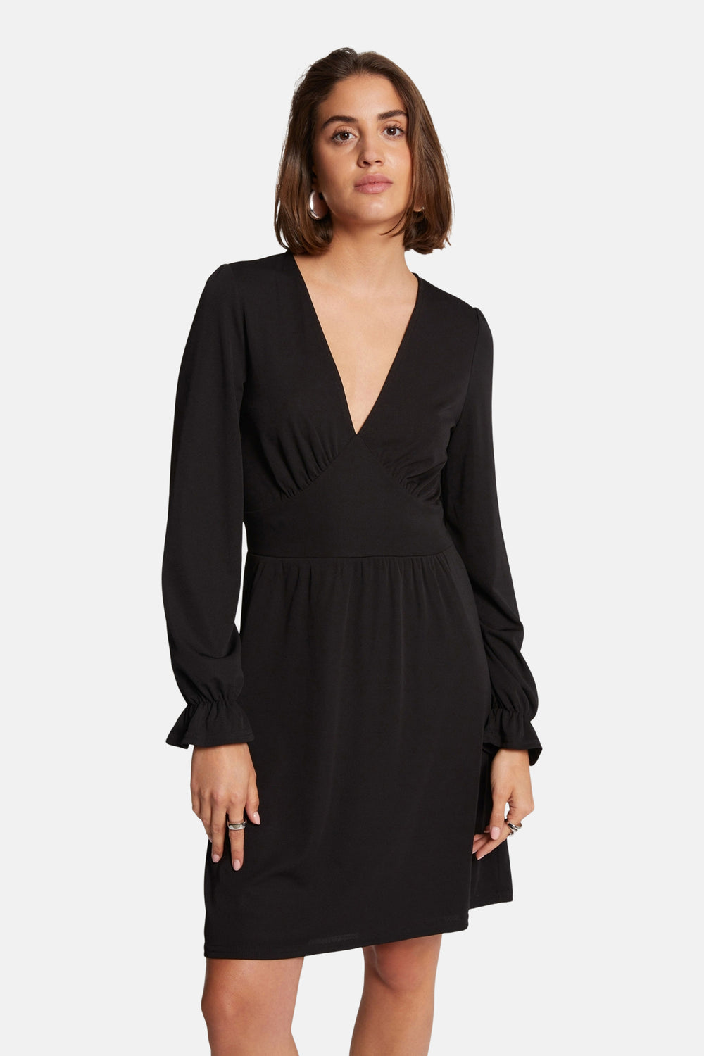 Robe à manches longues - noir