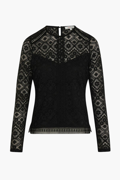 Top (lange mouwen) Zwart - Morgan de Toi