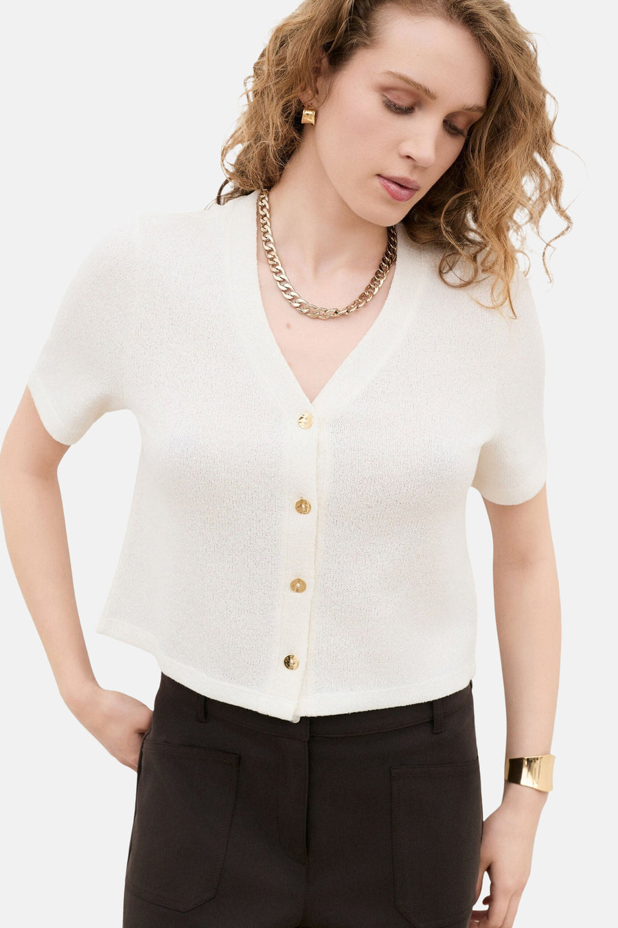 Cardigan - ecru