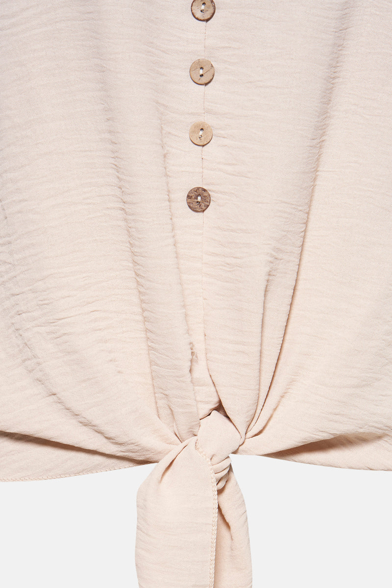 T-shirt met korte mouwen - beige