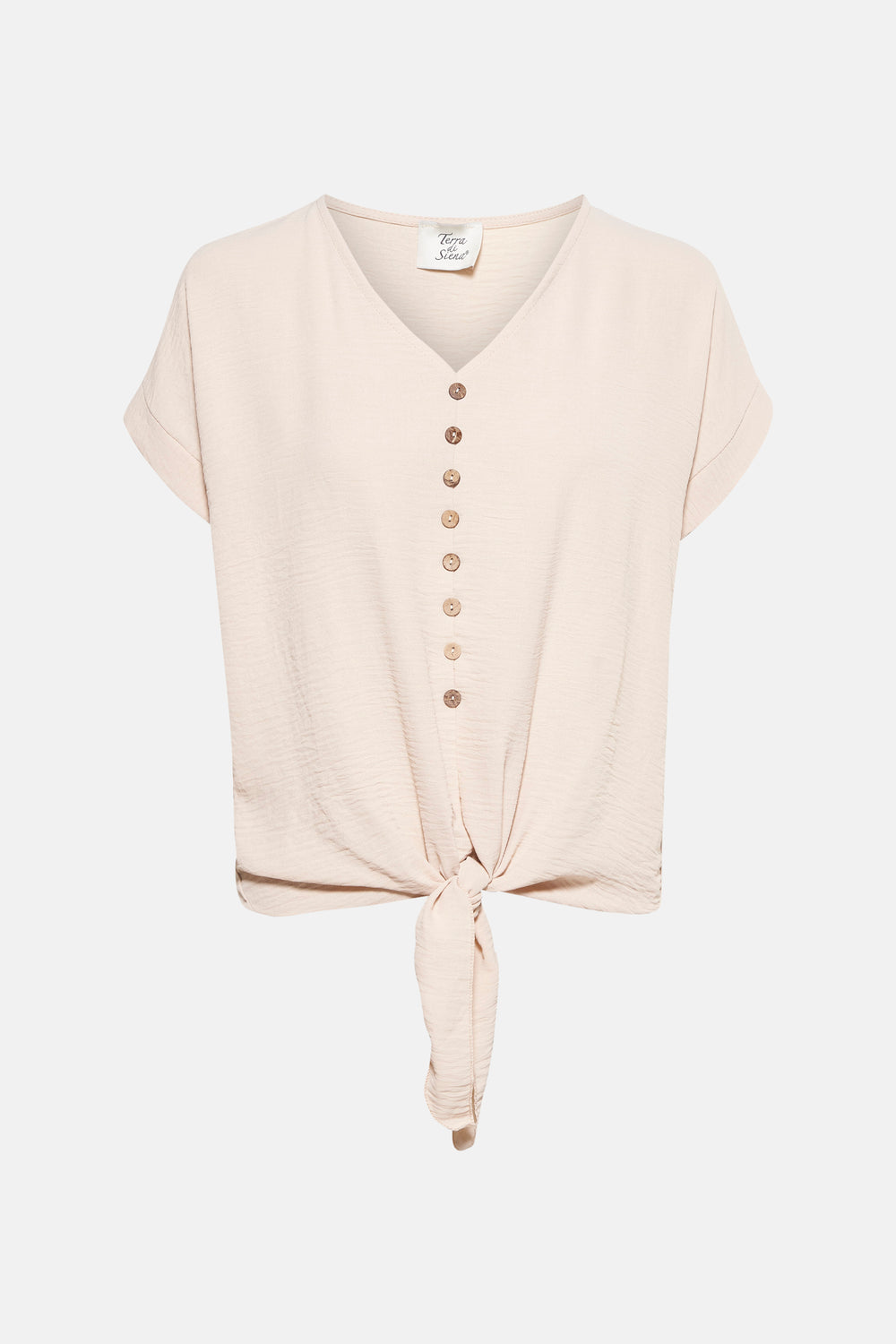 T-shirt met korte mouwen - beige