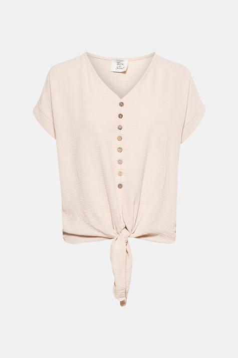 T-shirt met korte mouwen - beige
