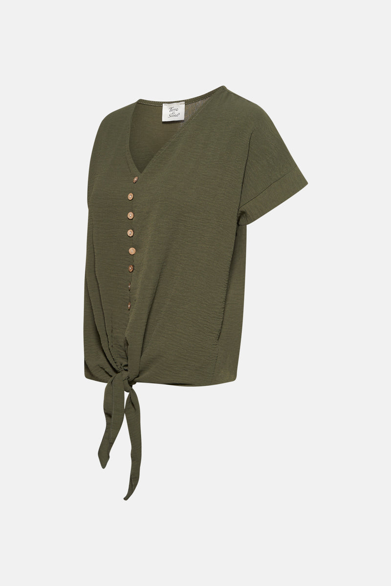 T-shirt met korte mouwen - groen