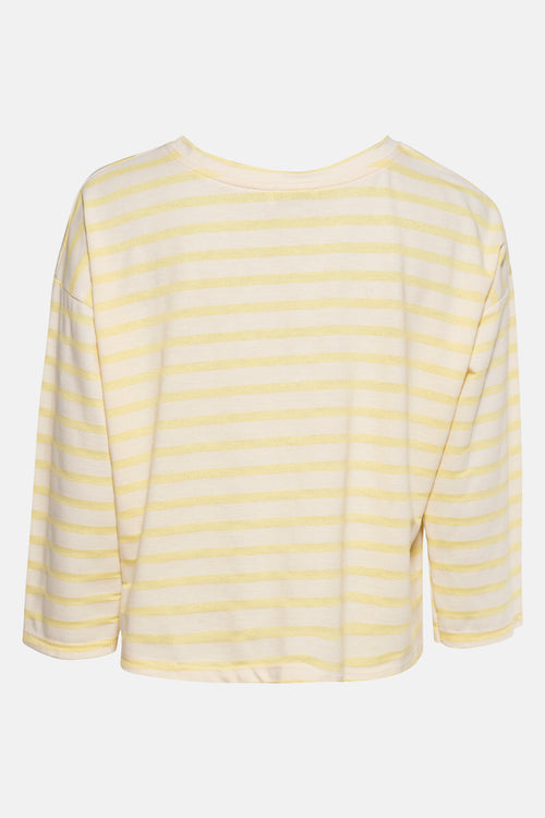 T-shirt (lange mouwen) Geel - Terra di Siena