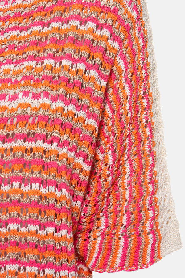 Pull col rond Multicolore - Terra di Siena
