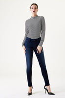 CELIA SUPER SLIM - dark blue denim