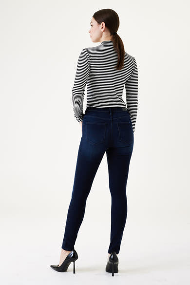 CELIA SUPER SLIM - dark blue denim