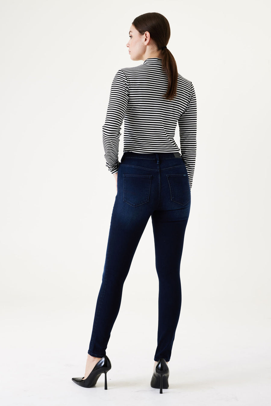 CELIA SUPER SLIM - dark blue denim