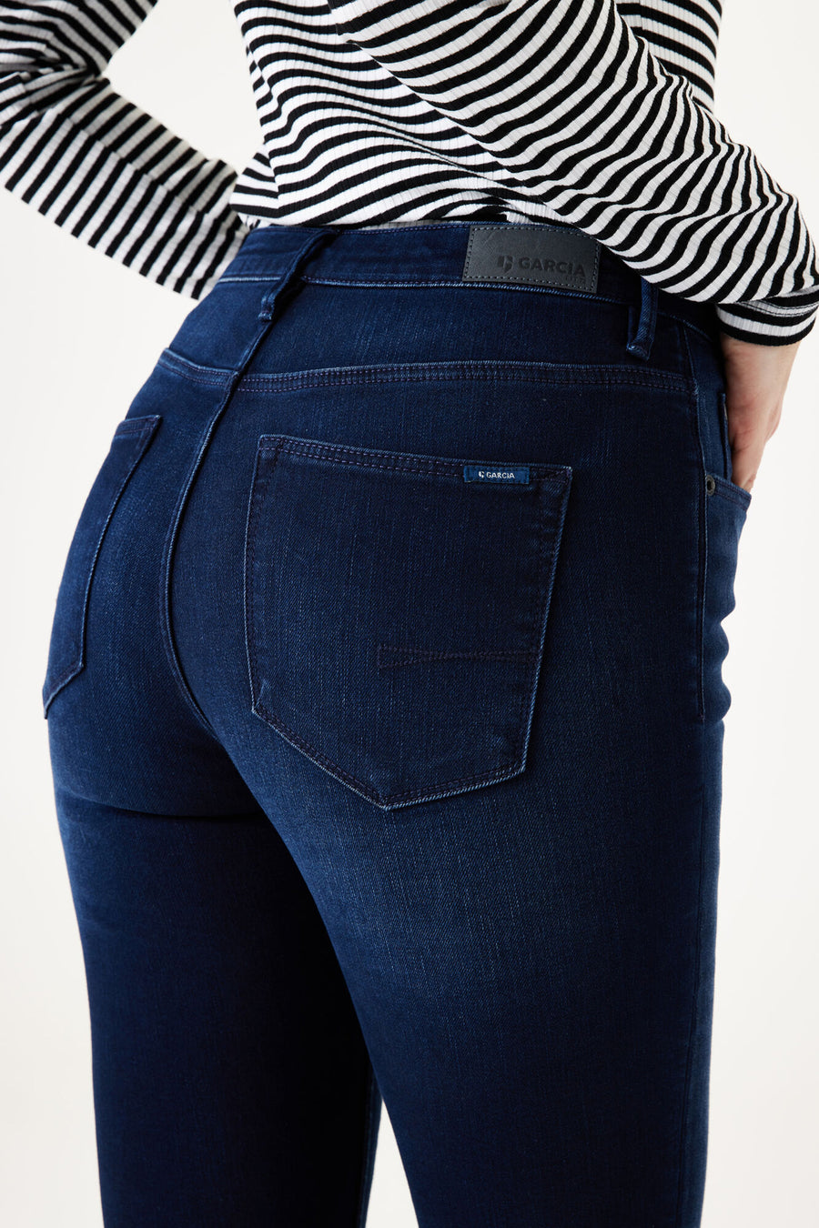 CELIA SUPER SLIM - dark blue denim