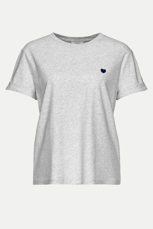 Top uni manches courtes Gris - OPUS