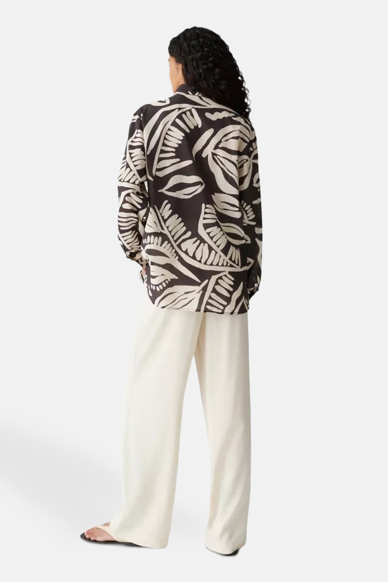 Hemd met lange mouwen - bruin