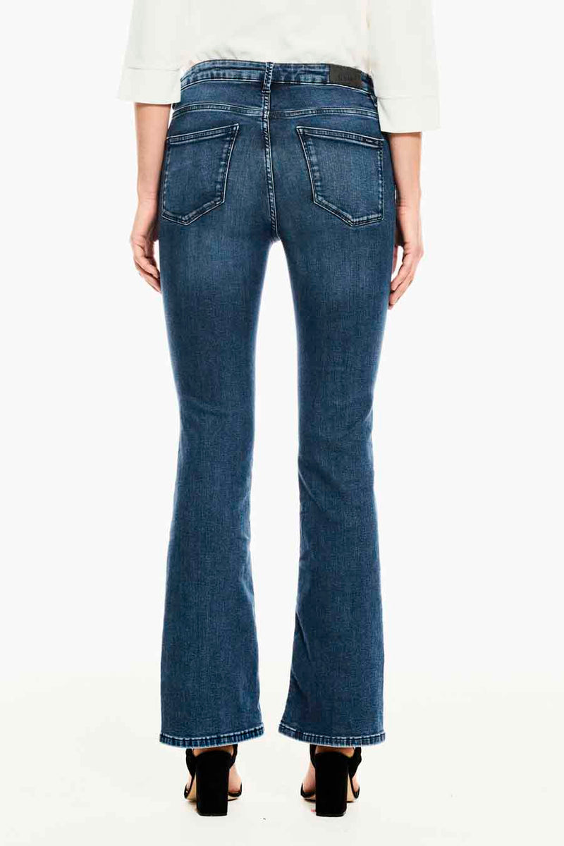 Celia flare - dark blue denim