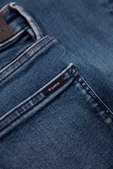 Celia flare - dark blue denim