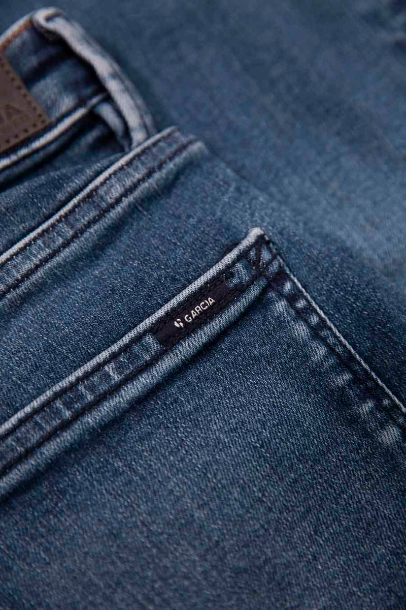 Celia flare - dark blue denim