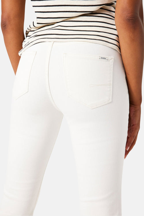 Jeans straight white denim - GARCIA