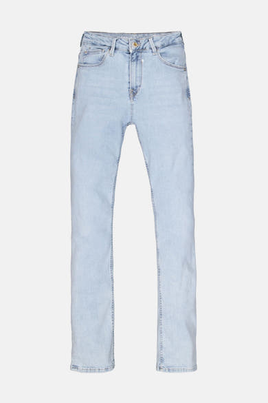 Jean droit en denim bleu clair de GARCIA, coupe droite.