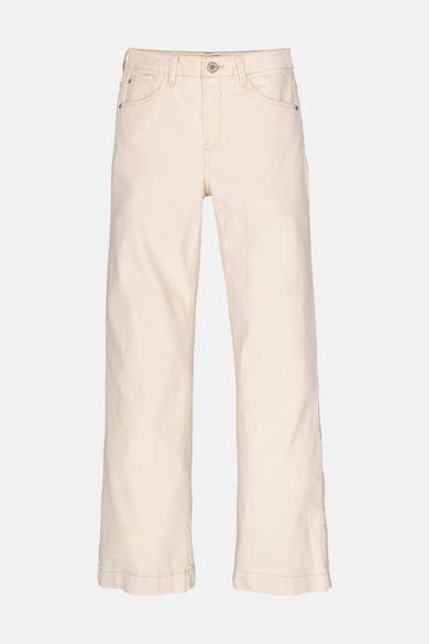 Jean large off white de GARCIA, coupe ample et détails de couture visibles.
