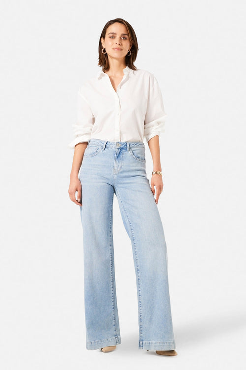 Jean large LIGHT BLUE DENIM - GARCIA