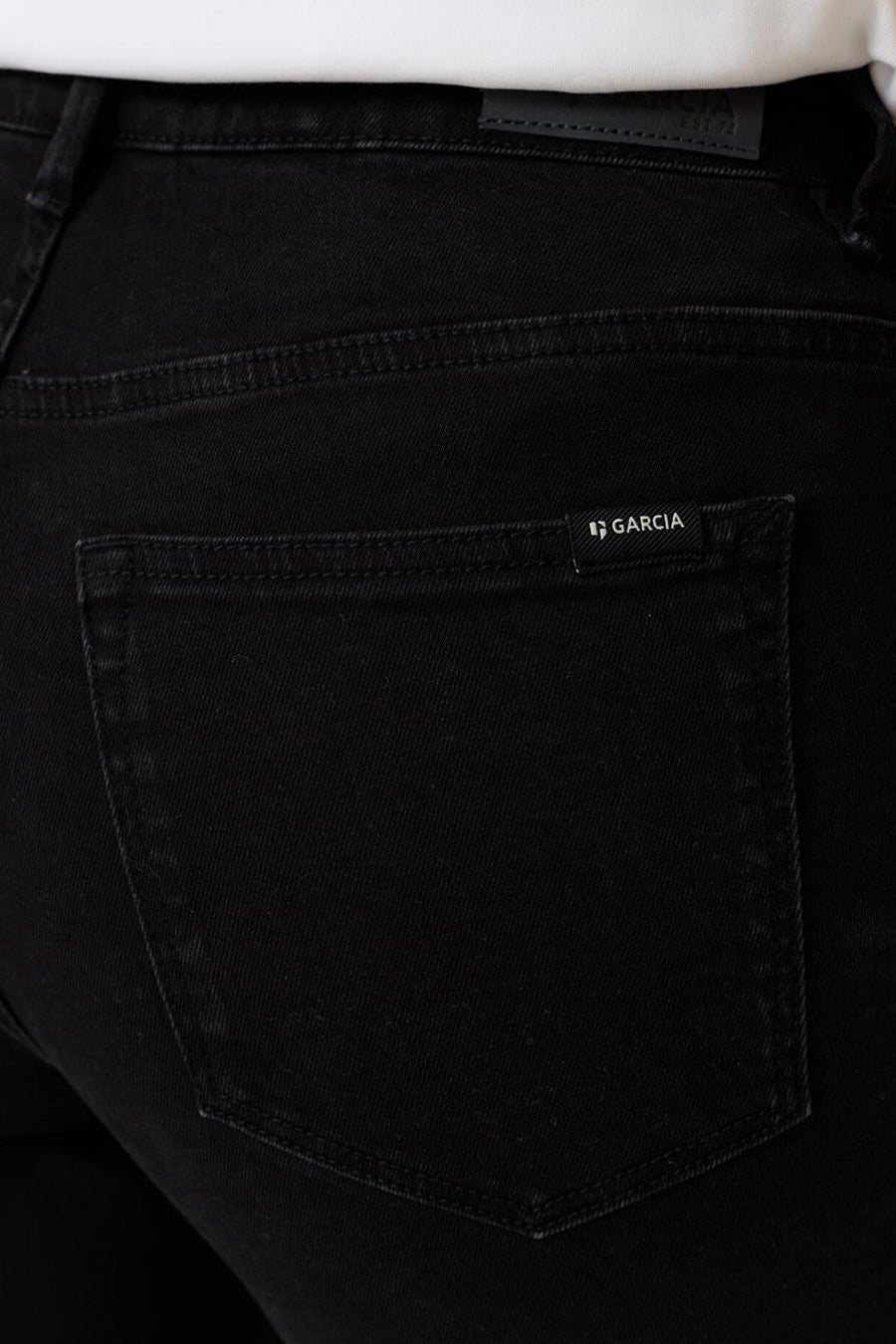 Jeans wide black denim - GARCIA